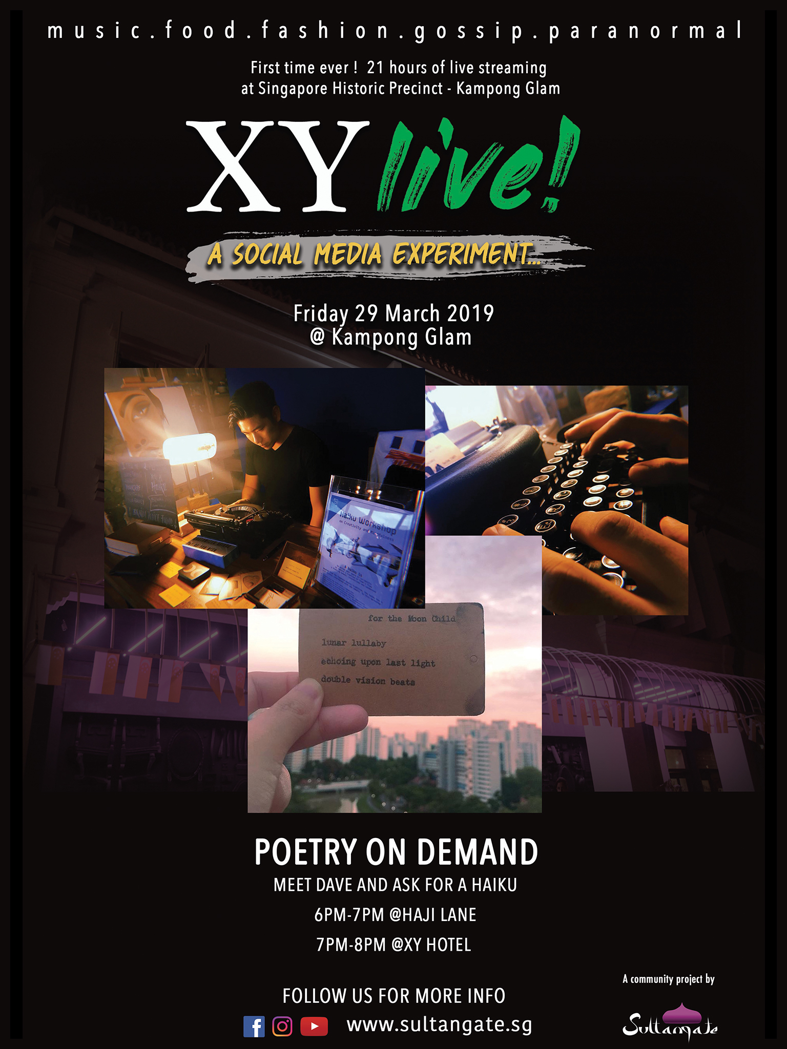 XY Live… Sultangate.sg